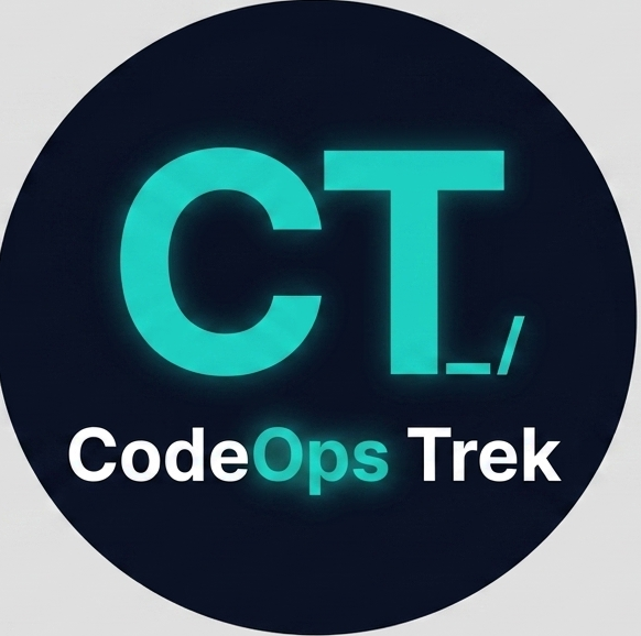 CodeOpsTrek logo – Java, Spring Boot and DevOps tutorials